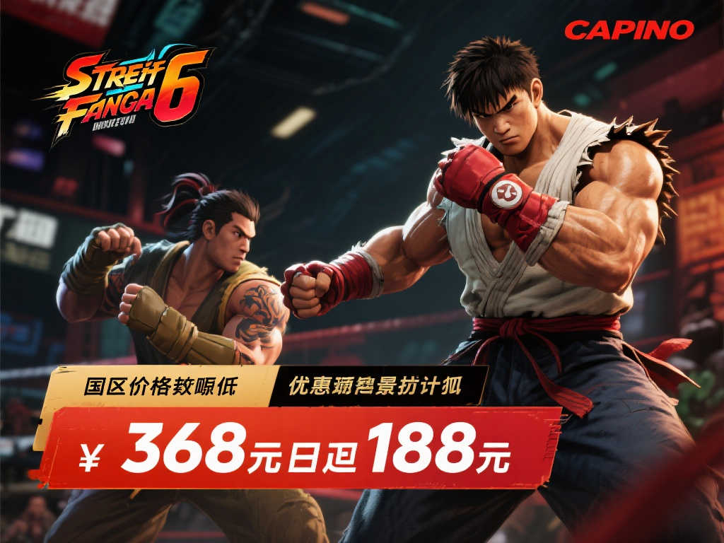 《街头霸王6》国区价格永久下调!从348元直降至198元 《街头霸王6》国区价格永久下调!从348元直降至198元